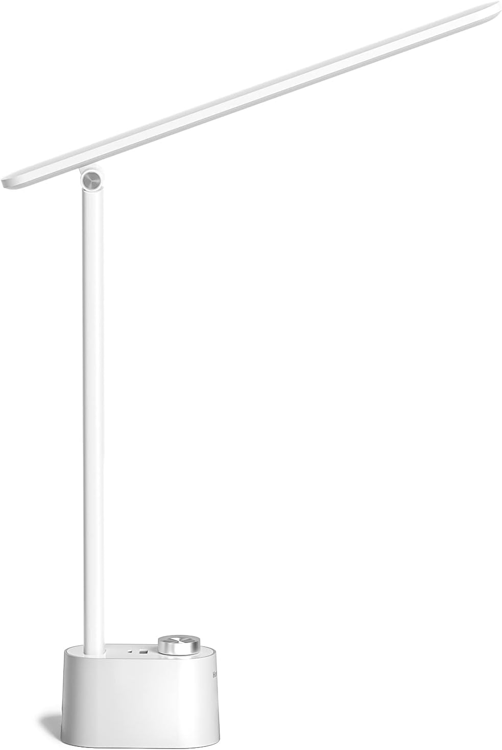 Honeywell Sunturalux™ LED Desk Lamp with USB Charging Ports HWT-H01 - Stepless Dimmable Eye Caring Desk Light for Home Office Bedroom Bedside College Dorm, Foldable Table Lamp Reading Lamp Black
